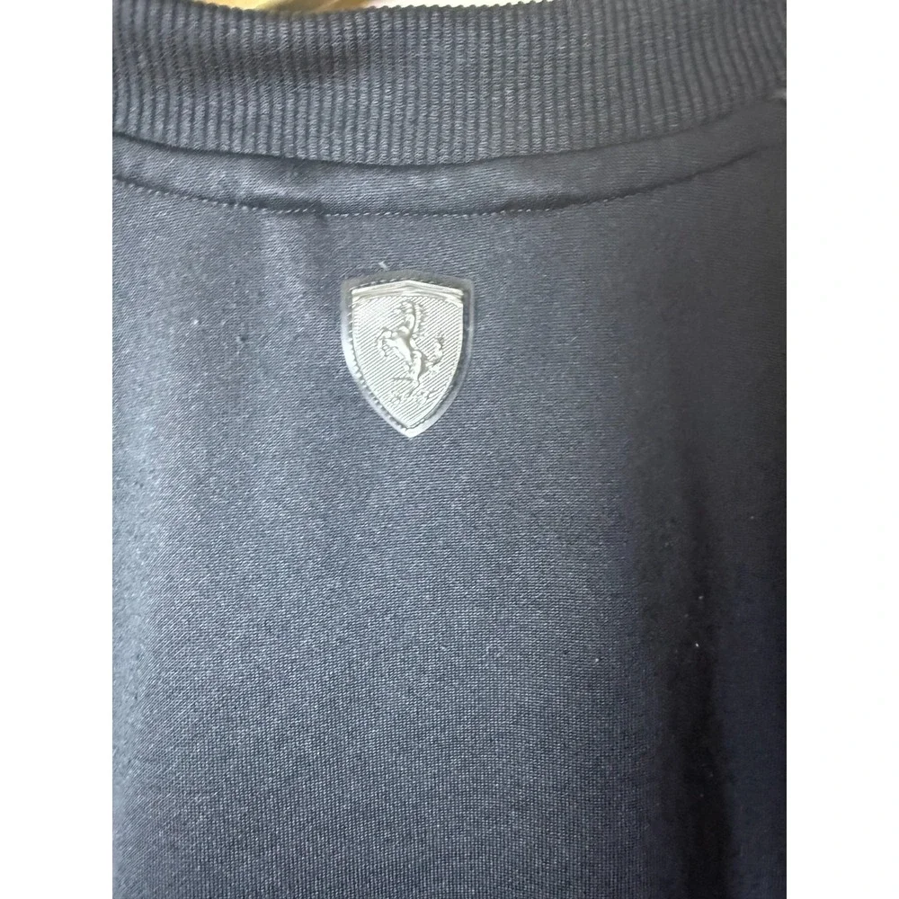 Puma Scuderia Ferrari Track Jacket Full Zip M F1 Racing Formula 1 Boys  L Black